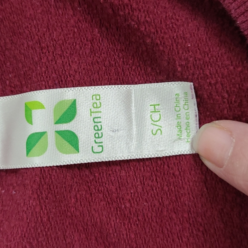 GreenTea "Wine O'Clock" High-Low Sweatshirt - Picture 8 of 9